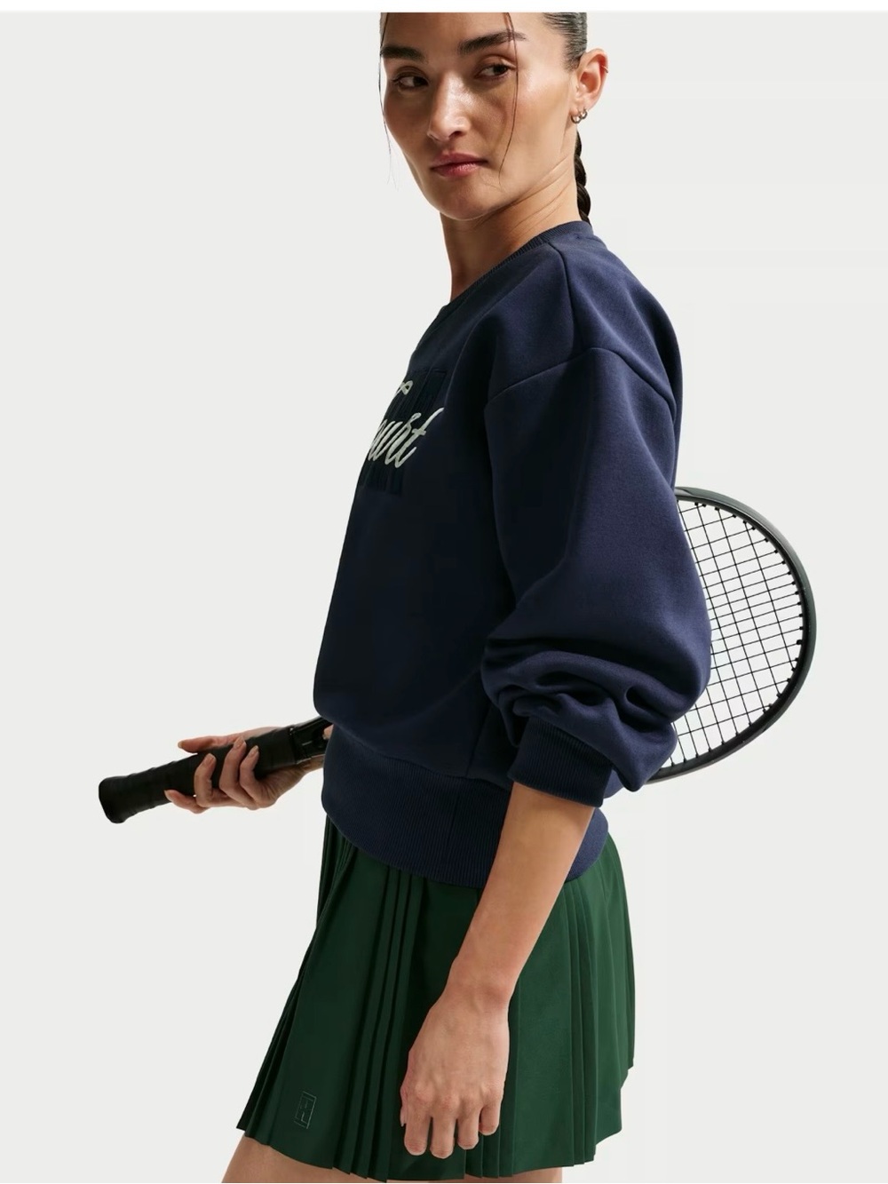 Nike Women's Court Collection French Terry Crewneck Tennis Shirt NWT Blue
Medium - Picture 4 of 13